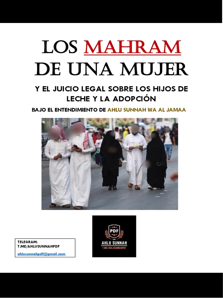 Los Mahram de Una Mujer PDF Amamantamiento Hadith