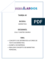 Tarea #1: Marketing