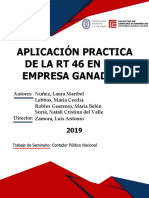 Aplicación Practica de La RT 46 en Una Empresa Ganadera