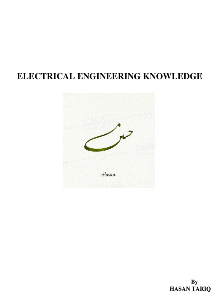 Electrical Knowledge PDF Electric Motor Induction