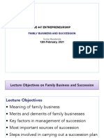 Lecture On Family Business