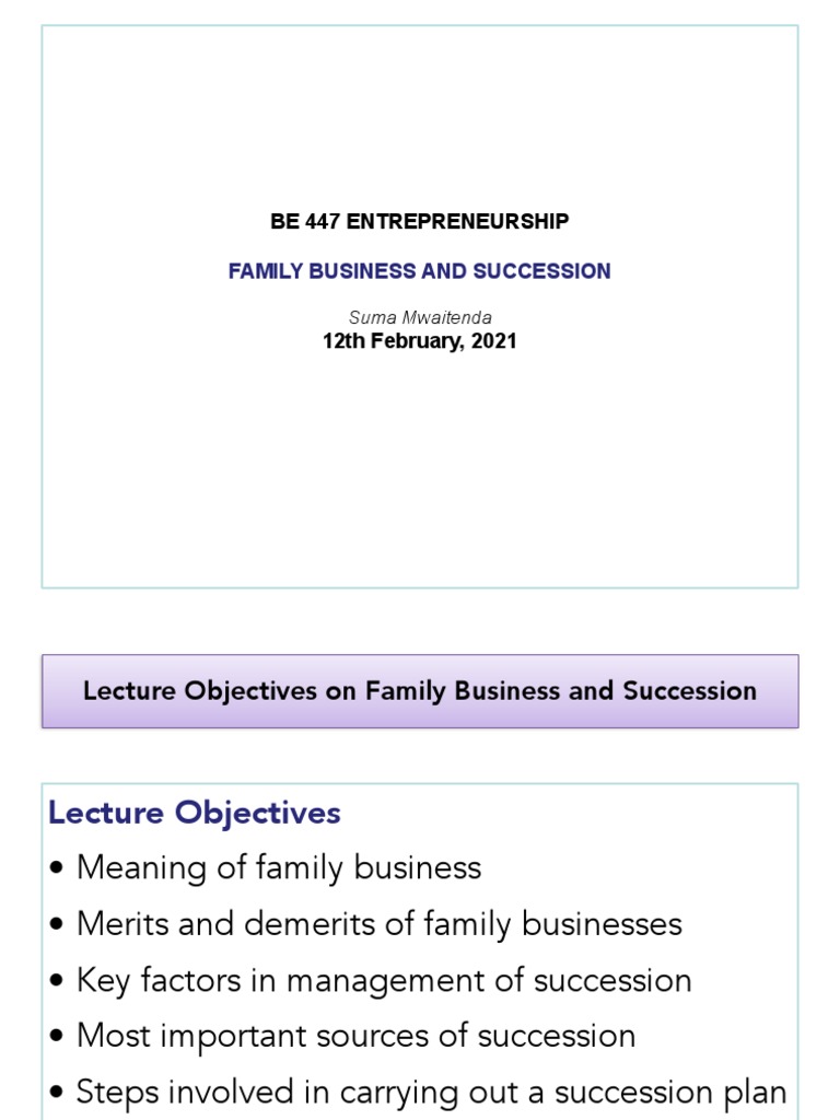 Family Business Succession Strategies | PDF | Family | Entrepreneurship