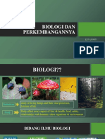 Biologi Dan Perkembangannya