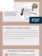 Group 6 Curriculum Evaluation