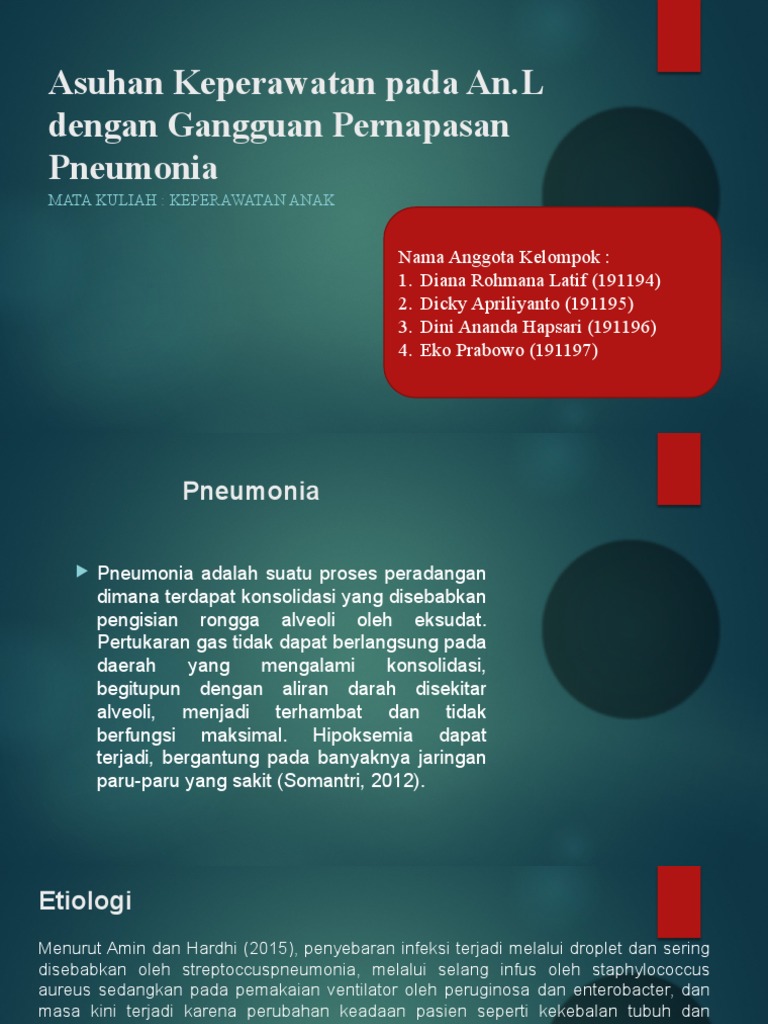 Asuhan Keperawatan Pneumonia Anak | PDF | Pengembangan Diri | Kesehatan ...