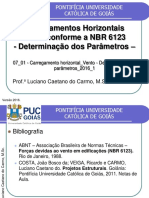 07 - 01 - Carregamento Horizontal - Vento - Determinação Dos Parâmetros - 2016 - 1