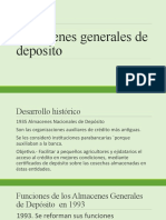 Xii. 1 Almacenes Generales de Deposito