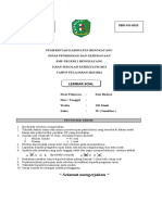 Soal & Jawaban Ujian Sekolah SMP Seni Budaya 2021