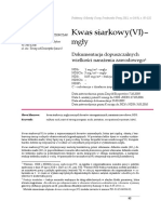 Kwas Siarkowy VI Mgły