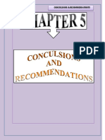 Chapter (5) Conculsions & Recommendatinots
