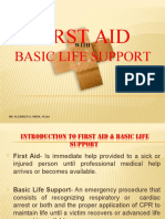 First Aid and Basic Life Support and Water Safety - PPT 1