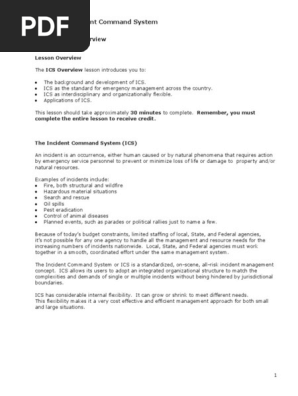 Incident Command System