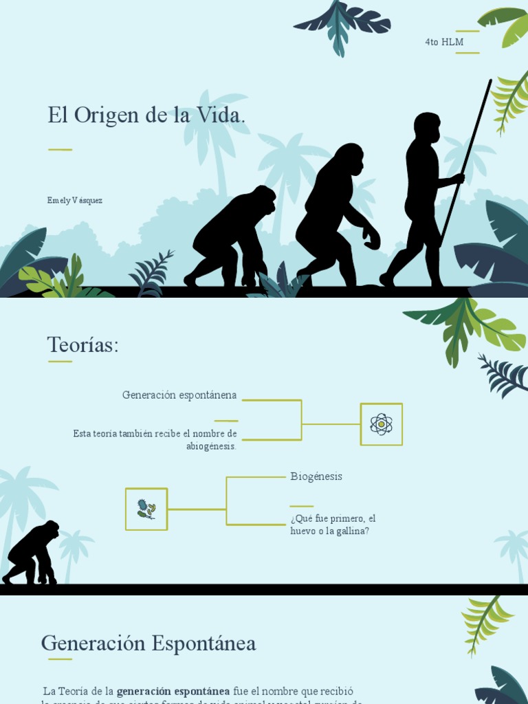 Biogénesis: Teoría del Origen de la Vida | PDF | Biología | Science