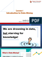 Introduction to Data Mining Lesson