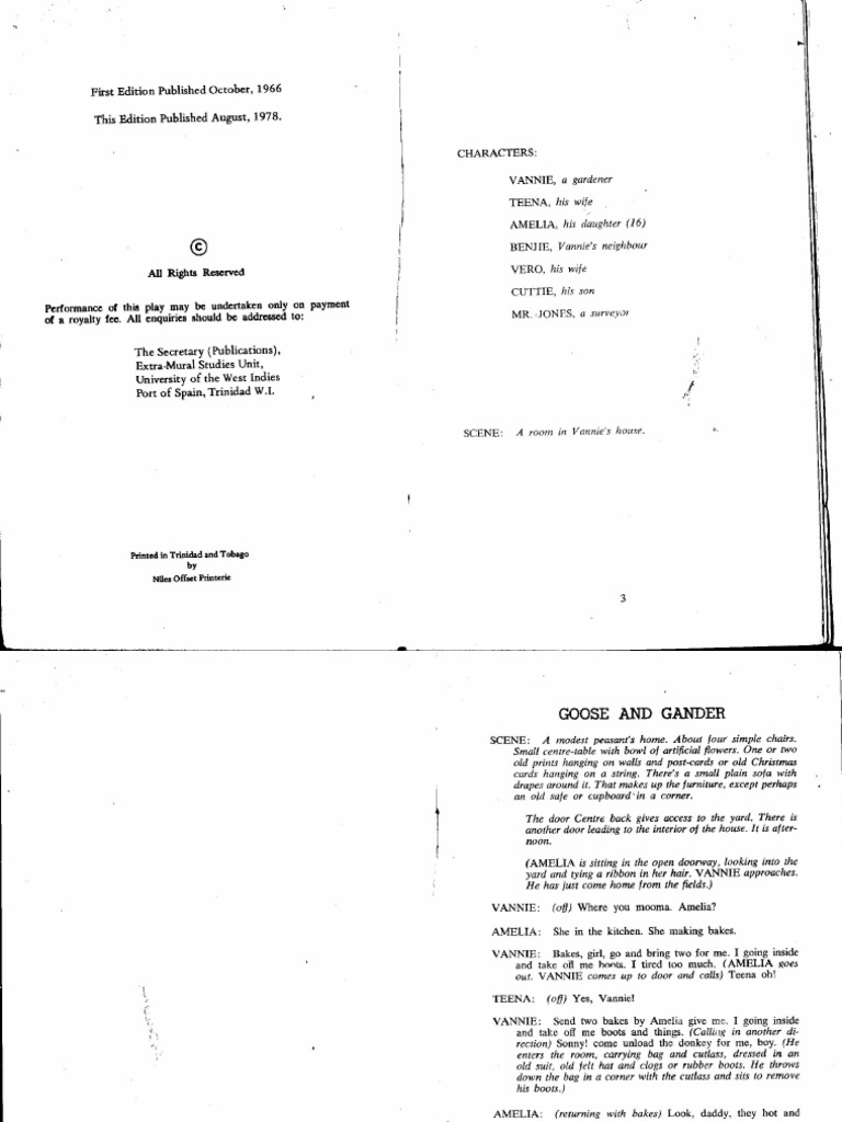 Goose and Gander PDF