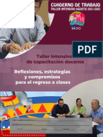 Cuaderno de Trabajo TAller Intensivo Capacitación Docente