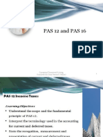 PAS 12 and PAS 16 Conceptual Framework & Accounting Standards