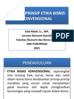 Kuliah - 04 - Prinsip Etika Bisnis Konvensional (Ebs)