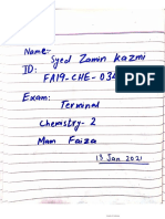 FA19-CHE-034 (Terminal Chemistry)