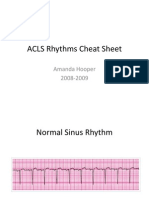 ACLS Rhythms Cheat Sheet