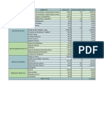 Plano de distribuição de áreas do terminal de transportes intermodal