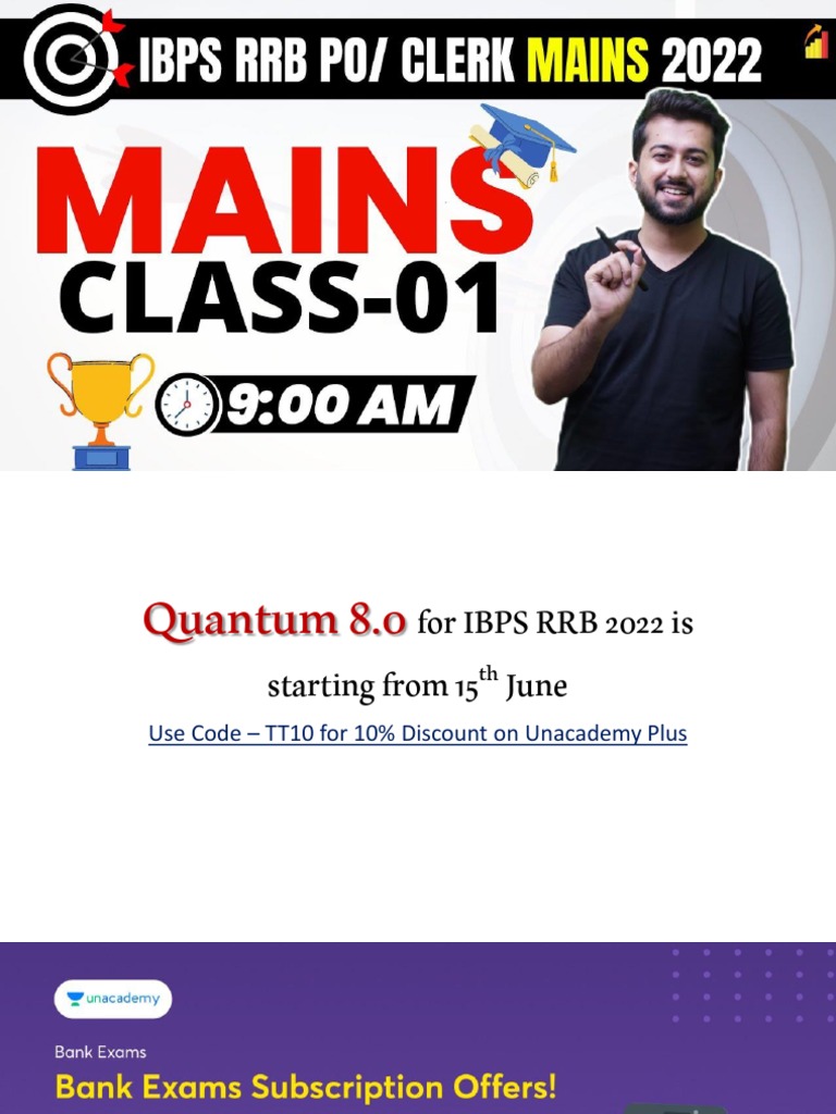 Mains 01 Class PDF by Aashish Arora | PDF