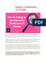 How To Debug An Unresponsive Elasticsearch Cluster