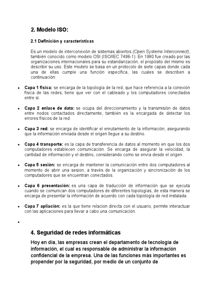 Modelo Iso | PDF | Red de computadoras | Contraseña