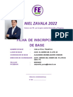 Ficha y Lista de Bases Niel Zavala