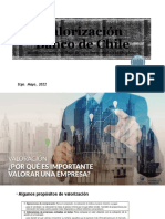 Valorización del Banco de Chile mediante métodos flujo de caja descontado y múltiplos