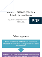 Tema 3 - Balance General y Estado de Resultados