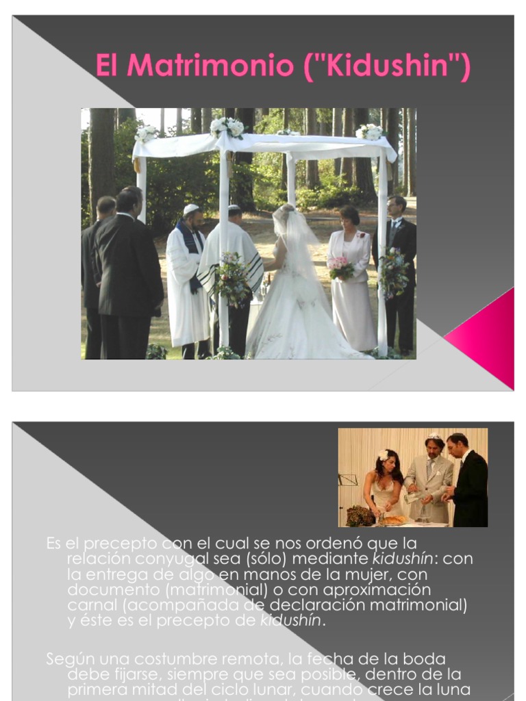 Significado de Kidushín en Matrimonio | PDF | Ciencias sociales ...