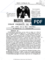 Boletín Oficial Del Gran Oriente Español 2 1871-5-15