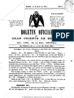 Boletín Oficial Del Gran Oriente Español 6 1871-7-15