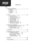 Core Java Meterial