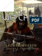 The Witcher TRPG: Leo's Homebrew Volume I - Courtesan Profession