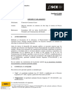 Opinión 051-2022 - CONSORCIO CARRETERA CUSCO - Mayores Metrados Contratos Obra Bajo Sist. Precios Unitarios PDF