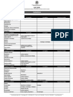 Lista de CO e Pré-Quisitos