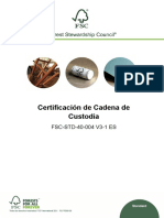 FSC STD 40 004 - V3 1 - ES - Certificacion de Cadena de Custodia