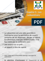 Chapitre 5 Subventions