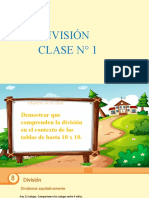 Clase de matemática divisiones