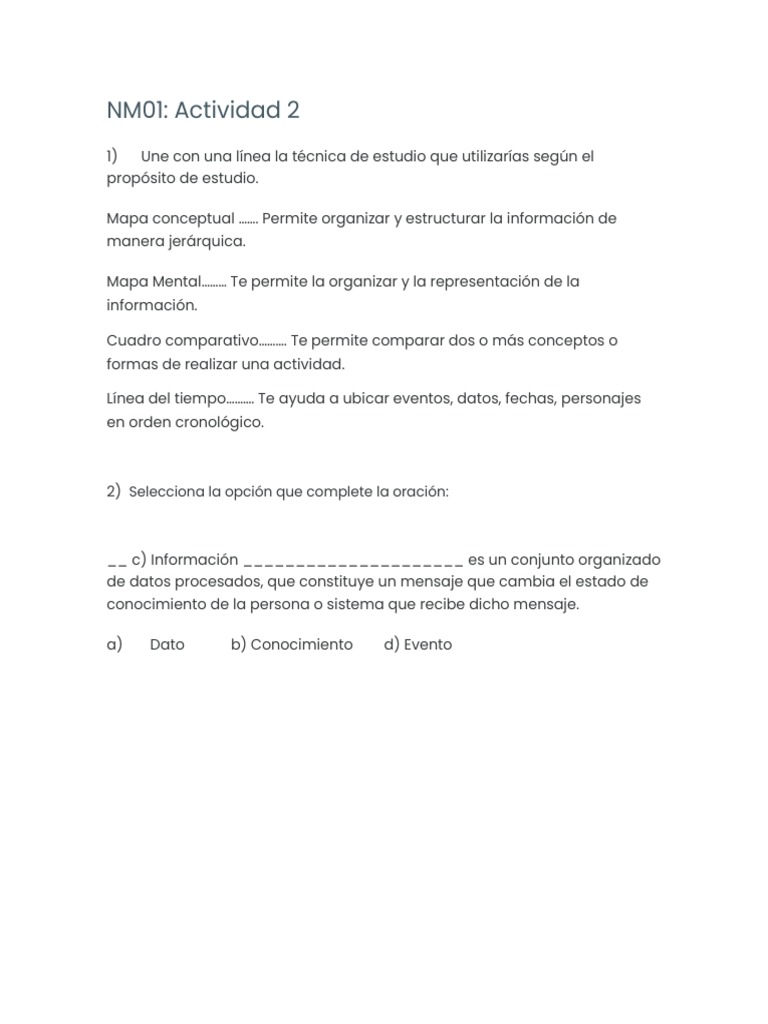 Actividad 2 | PDF | Computadora de escritorio | Ordenador portátil