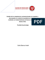 Estudio y Comparación de Las Competencias Socioemocionales de Ocupados y Desocupados en Pandemia Por COVID-19