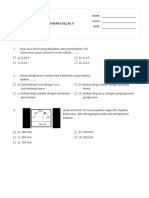 Latihan Soal Listrik Dinamis Kelas 9 - Print - Quizizz