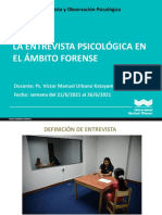 La Ent Psico en El Ámbito Forense