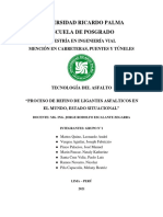 G-1 - Proceso de Refino de Ligantes Asfálticos en El Mundo Estado Situacional - G11.00-2.00