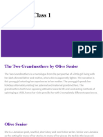 The Two Grandmothers by Olive Senior