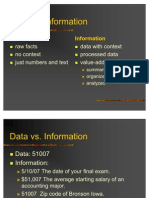 Data vs. Information (4)