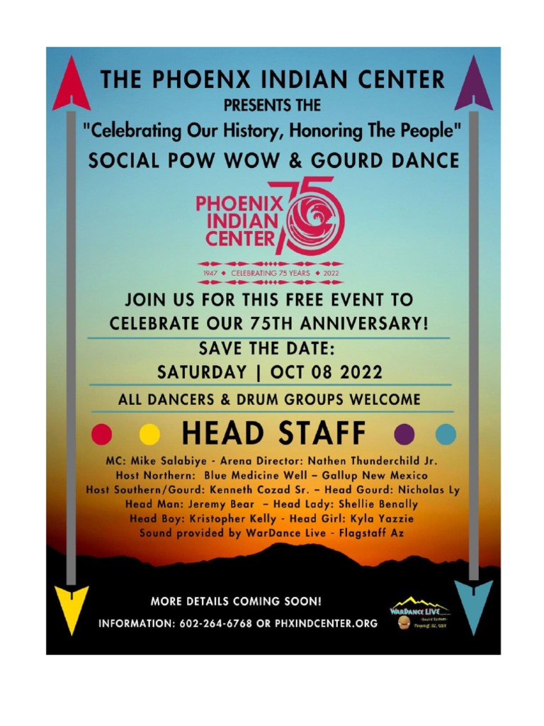 Social Pow Wow Phoenix Indian Center PDF