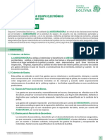 Clausulado Seguro de Todo Riesgo Equipo Electronico